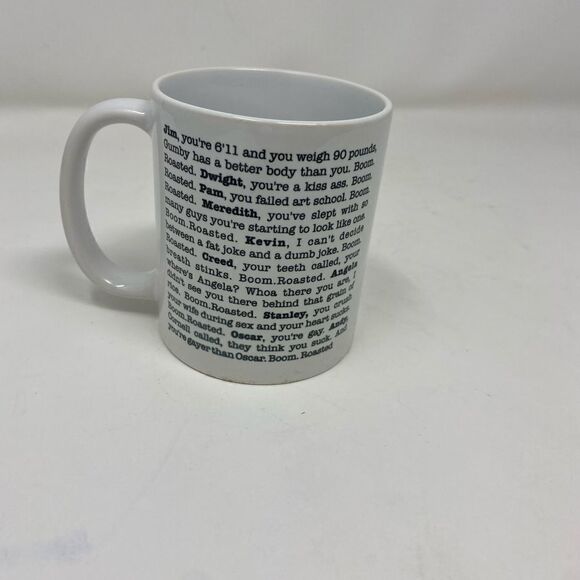 - NWOT The Office coffee mug. Boom! Roasted! MICHAEL SCOTT. Office fan mug. - Picture 5 of 6